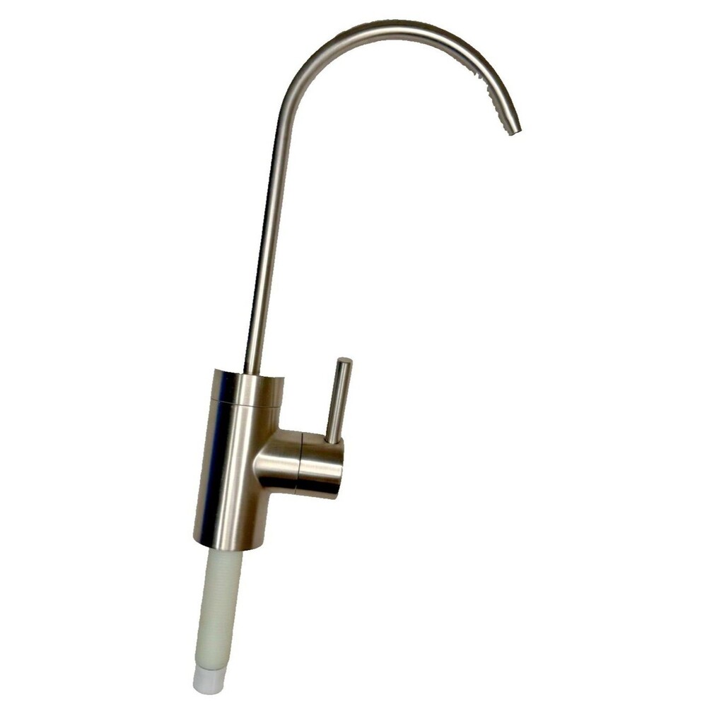 Brushed Nickel Water Softener Mini Bar Faucet 10" Modern Kitchen Sink Used